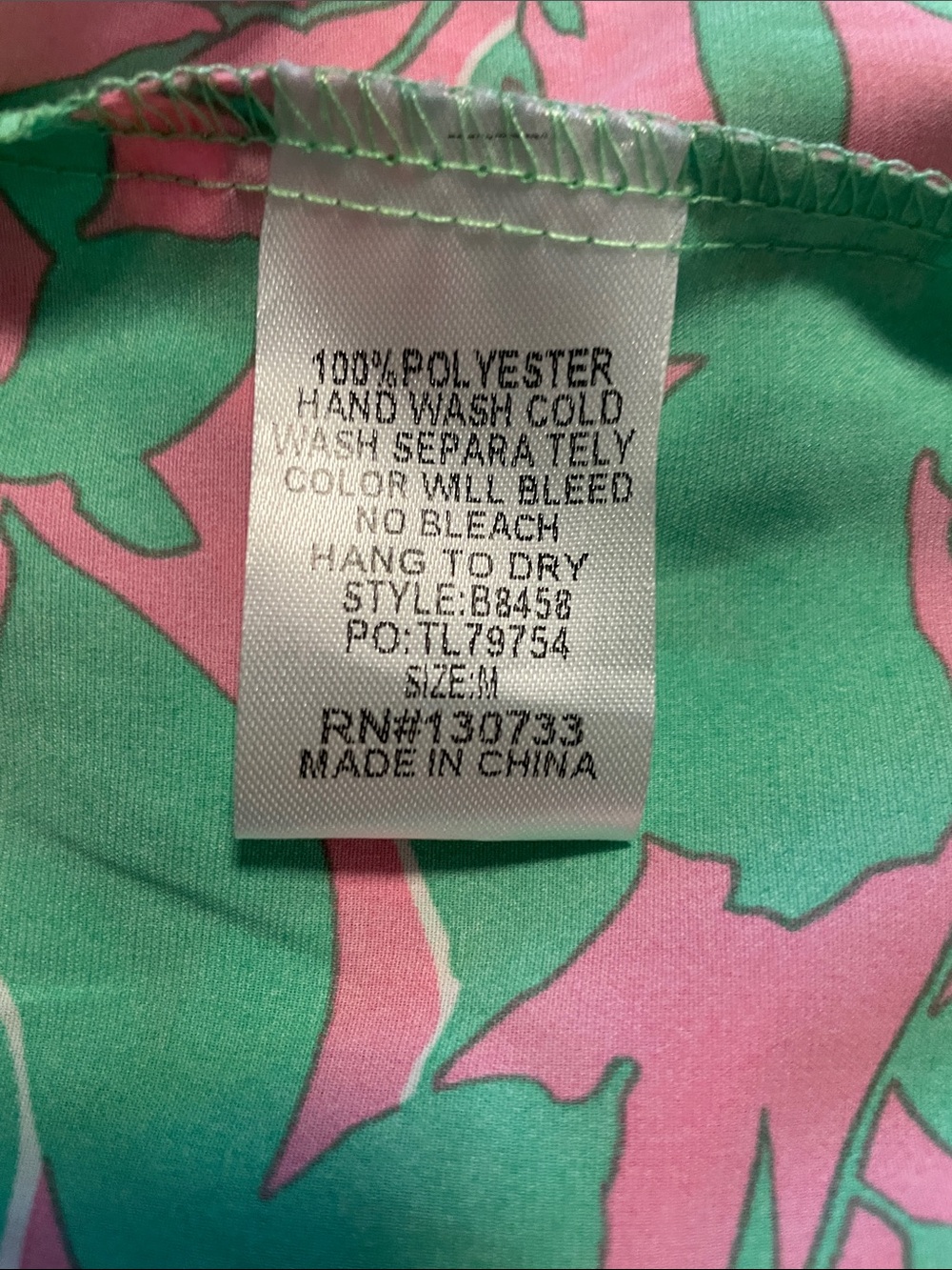 Umgee Pink & Green Floral Ruffle-Sleeve Tiered Dress - Picture 7 of 9